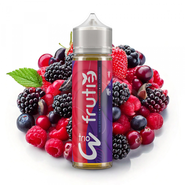 Příchuť Frutie Trio Wild Berries Cranberry Blackberry - Lesní směs