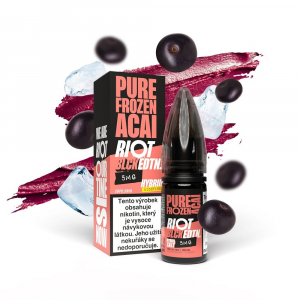 E-liquid RIOT Hybrid Salt Pure Frozen Acai - Ledové bobule acai (10 ml)