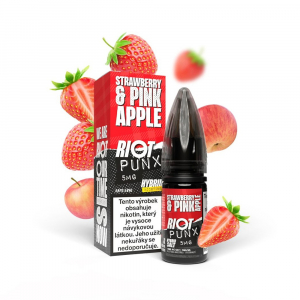 E-liquid RIOT Hybrid Salt Strawberry & Pink Apple - Jahoda, růžové jablko (10 ml)