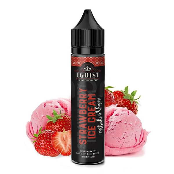 Příchuť Egoist Strawberry Ice Cream - Jahodová zmrzlina