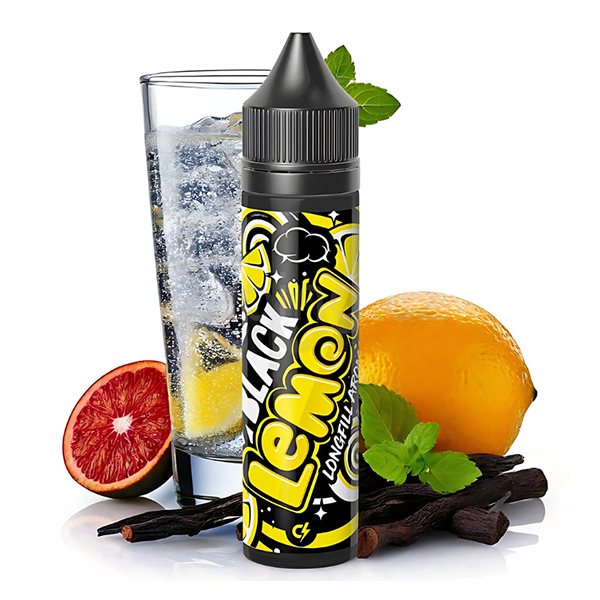 Příchuť Fruizee Black Lemon - Černý citrón, tonik, lékořice