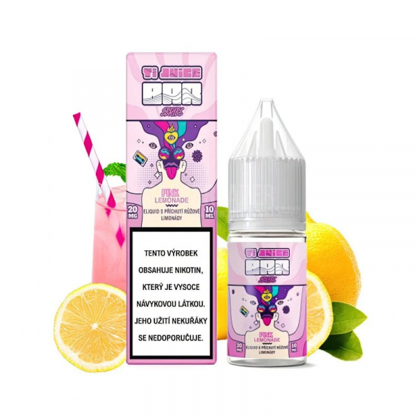 E-liquid TI Juice Bar Series Pink Lemonade Nic Salt - Citrusová limonáda s malinami