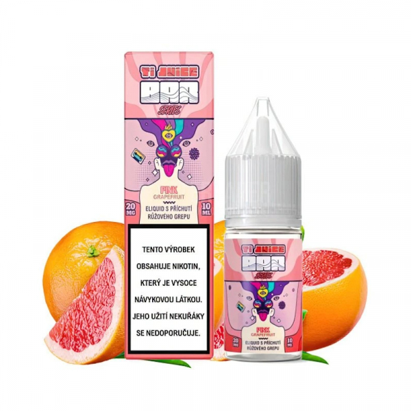 E-liquid TI Juice Bar Series Pink Grapefruit Nic Salt - Růžový grep