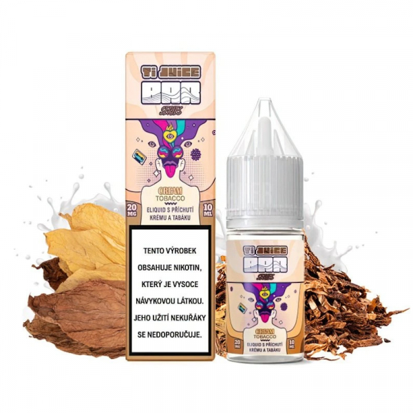E-liquid TI Juice Bar Series Cream Tobacco Nic Salt - Krémový tabák