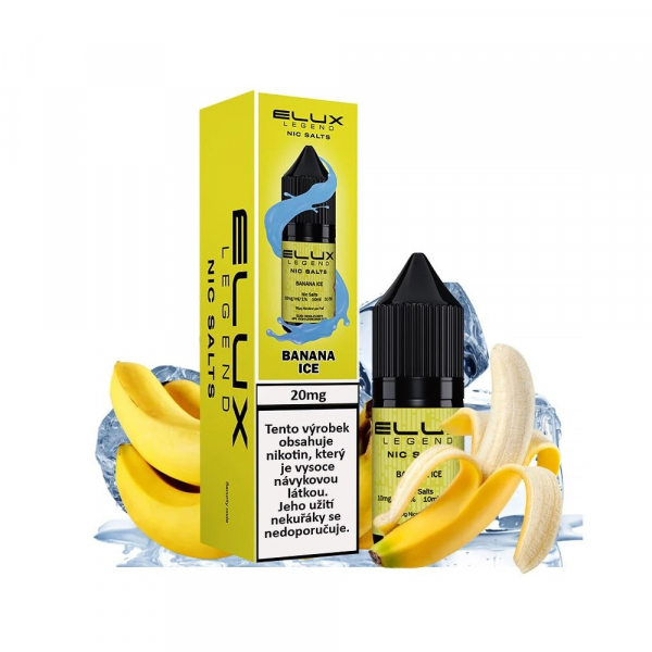 E-liquid Elux Legend SALT Banana Ice - Ledový banán