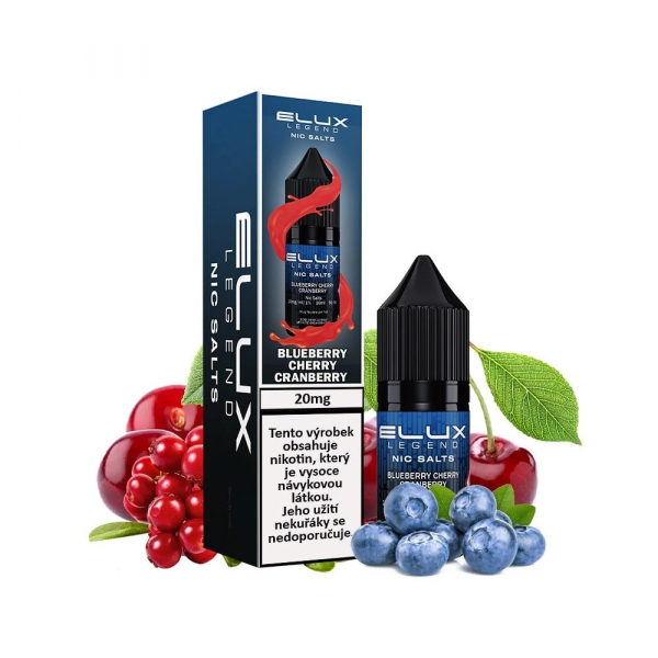 E-liquid Elux Legend SALT Blueberry Cherry Cranberry - Borůvka, třešeň, brusinka