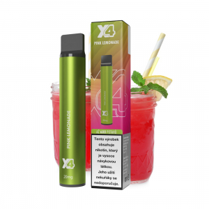 X4 Bar Pink Lemonade jednorázová elektronická cigareta - Ovocná limonáda