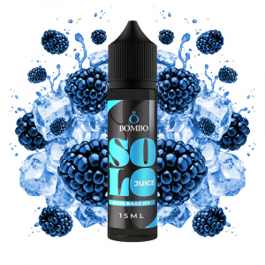 Příchuť Bombo Solo Juice Blue Razz Ice - Ledová modrá malina