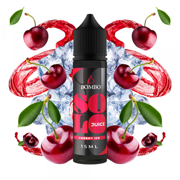 Příchuť Bombo Solo Juice Cherry Ice - Ledová třešeň