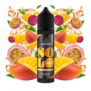 Příchuť Bombo Solo Juice Mango Passion Ice  - Ledové mango, marakuja