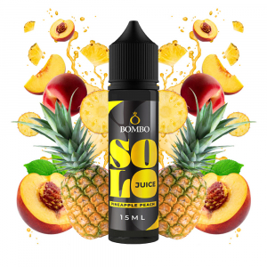 Příchuť Bombo Solo Juice Pineapple Peach  - Ananas, broskev