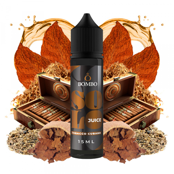 Příchuť Bombo Solo Juice Tobacco Cubano  - Kubánský tabák