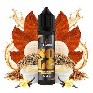 Příchuť Bombo Solo Juice Vanilla Custard Tobacco  - Tabák, vanilkový pudink