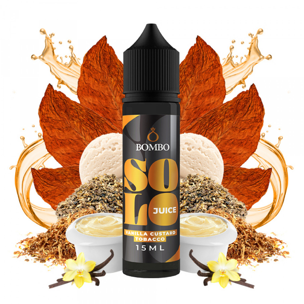 Příchuť Bombo Solo Juice Vanilla Custard Tobacco  - Tabák, vanilkový pudink