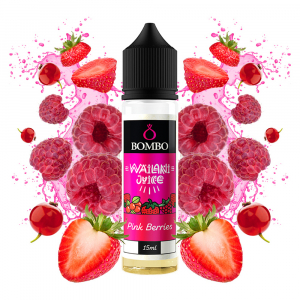 Příchuť Bombo Wailani Juice Pink Berries - Jahoda, malina, brusinka