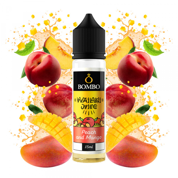 Příchuť Bombo Wailani Juice Peach and Mango - Broskev, mango