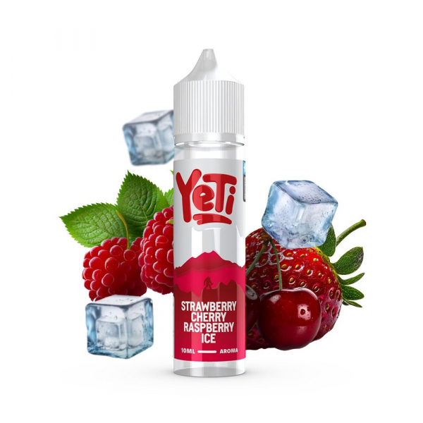 Příchuť Yeti Summit Series Strawberry Cherry Raspberry Ice - Ledová jahoda, třešeň a malina