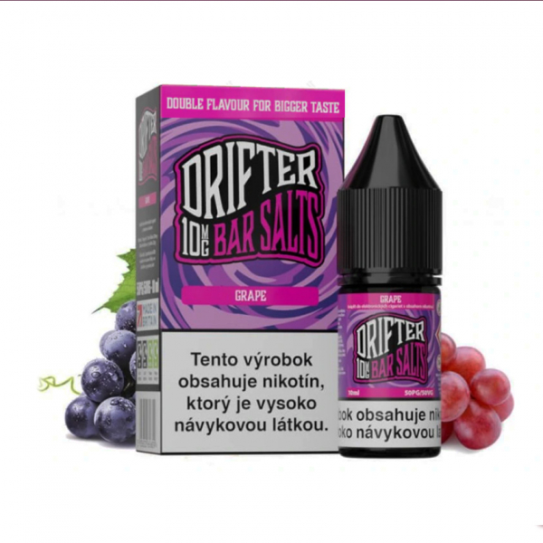 E-liquid Juice Sauz Drifter Bar Salts Grape - Hroznové víno (10 ml)