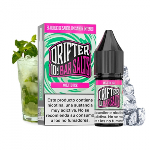 E-liquid Juice Sauz Drifter Bar Salts Mojito ICE - Ledové mojito (10 ml)