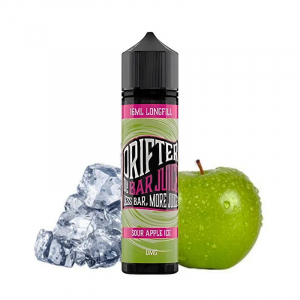 Příchuť Drifter Bar Juice Sour Apple ICE - Ledové kyselé jablko (16 ml)