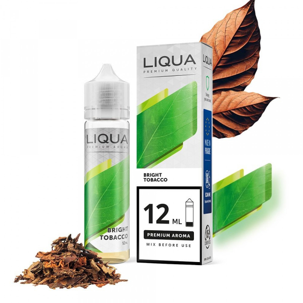 Příchuť Liqua Mix&Go Bright Tobacco - Čistý tabák (12 ml)