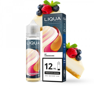 Příchuť Liqua Mix&Go NY Cheesecake - Tvarohový koláč, kiwi, borůvky (12 ml)