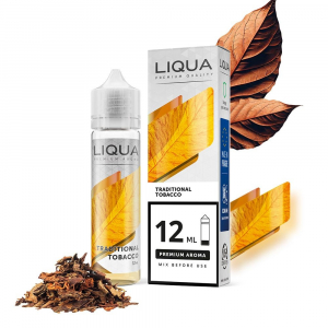 Příchuť Liqua Mix&Go Traditional Tobacco - Tradiční tabák (12 ml)