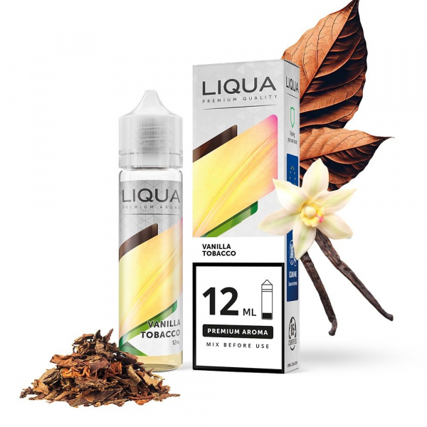 Příchuť Liqua Mix&Go Vanilla Tobacco - Vanilkový tabák (12 ml)
