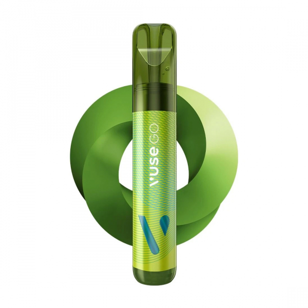 Vuse GO 1000 Green Apple jednorázová elektronická cigareta - Zelené jablko (18 mg)