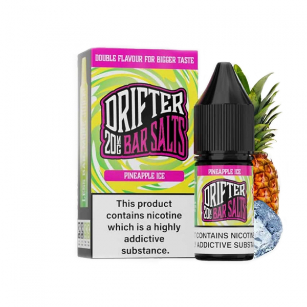 E-liquid Juice Sauz Drifter Bar Salts Pineapple ICE - Ledový ananas (10 ml)