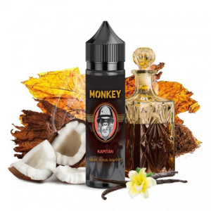 Příchuť Monkey Kapitán - Jemný tabák s kokosem a bourbonem