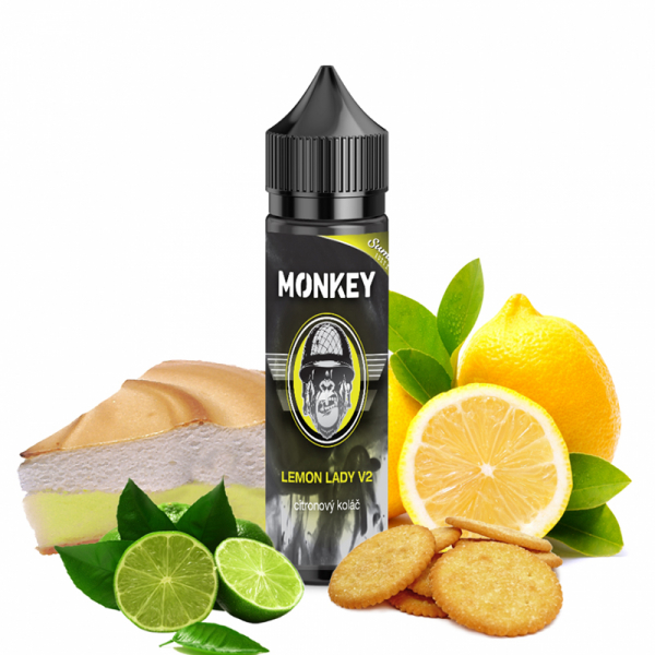 Příchuť Monkey Lemon Lady V2 - Citrónový koláč