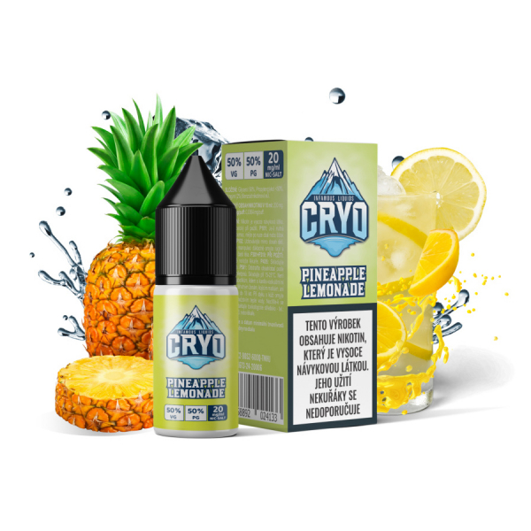 E-Liquid Infamous Cryo Pineapple Lemonade Salt - Ledová ananasová limonáda