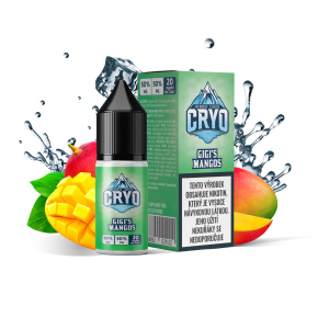 E-Liquid Infamous Cryo Gigi's Mangos Salt - Ledové mango, kiwano