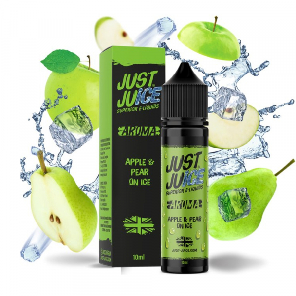 Příchuť Just Juice Apple and Pear on Ice - Ledové jablko s hruškou