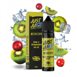 Příchuť Just Juice Kiwi and Cranberry On Ice - Ledové kiwi, brusinky