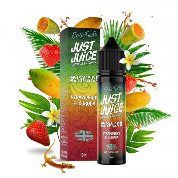Příchuť Just Juice Strawberry and Curuba - Jahoda a Curuba