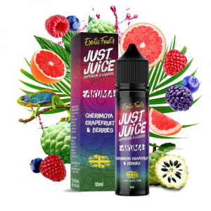 Příchuť Just Juice Cherimoya Grapefruit and Berries - Grapefruit, Cherimoya a lesní ovoce