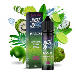 Příchuť Just Juice Guanabana and Lime On Ice - Ledová limetka a graviola