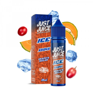 Příchuť Just Juice ICE Grape and Melon - Chladivé hroznové víno a meloun
