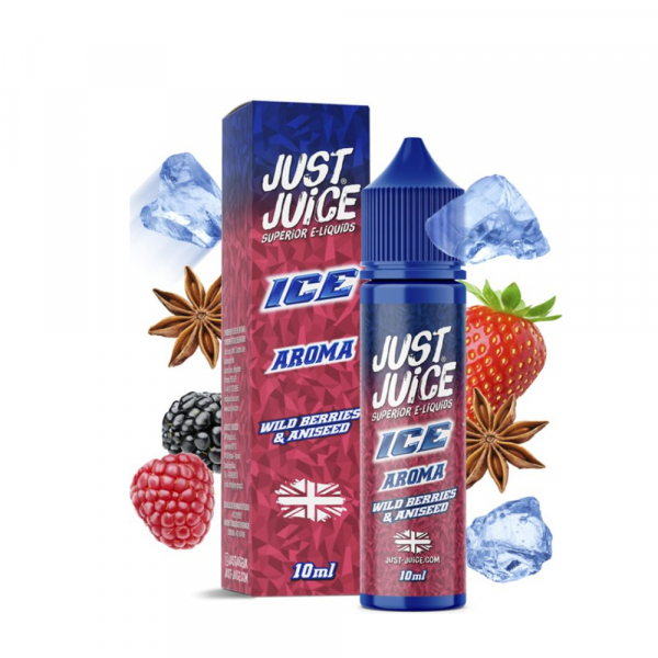 Příchuť Just Juice ICE Wild Berries and Aniseed - Lesní ovoce, anýz