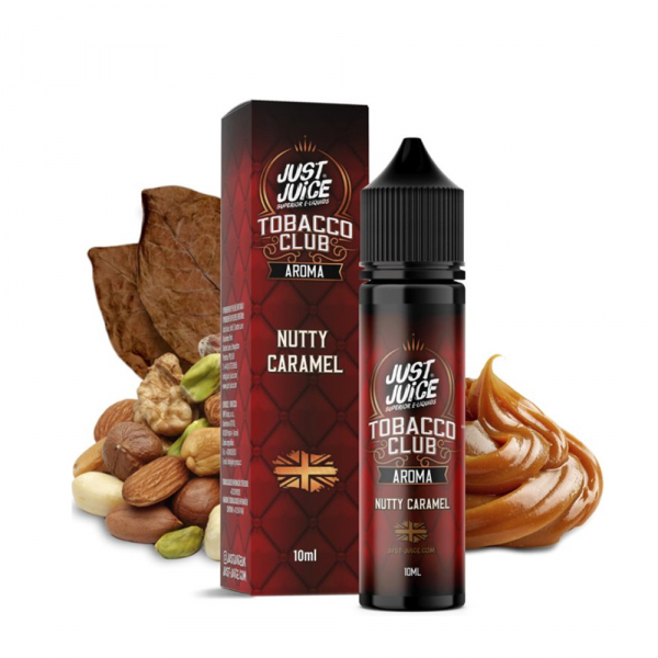 Příchuť Just Juice Tobacco Nutty Caramel - Tabák, oříšky a karamel