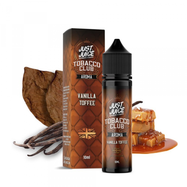 Příchuť Just Juice Tobacco Vanilla Toffee - Tabák, vanilka a karamel