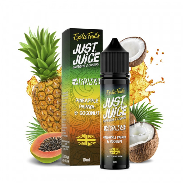 Příchuť Just Juice Pineapple, Papaya and Coconut - Ananas, papája, kokos