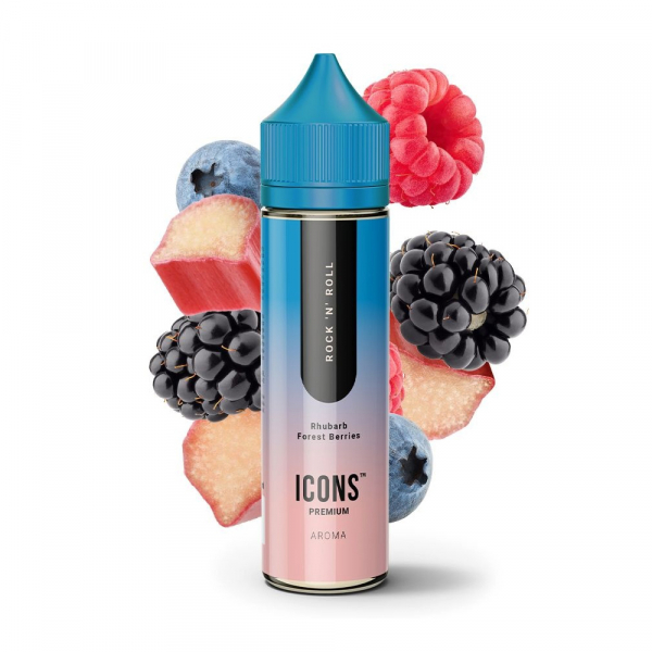 Příchuť ProVape Icons Rock'n'Roll - Lesní ovoce, rebarbora