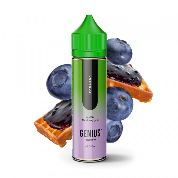 Příchuť ProVape Genius Leonardo - Vafle s borůvkovým džemem