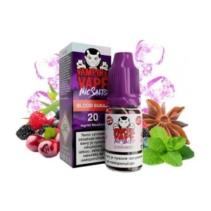 E-liquid Vampire Vape NS Blood Sukka - Ledové lesní ovoce, třešeň, eukalypt