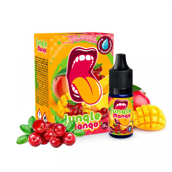 Příchuť Big Mouth Jungle Mango - Mango, broskev, brusinka (10 ml) Příchuť Big Mouth Jungle Mango - Mango, broskev, brusinka (10 ml)