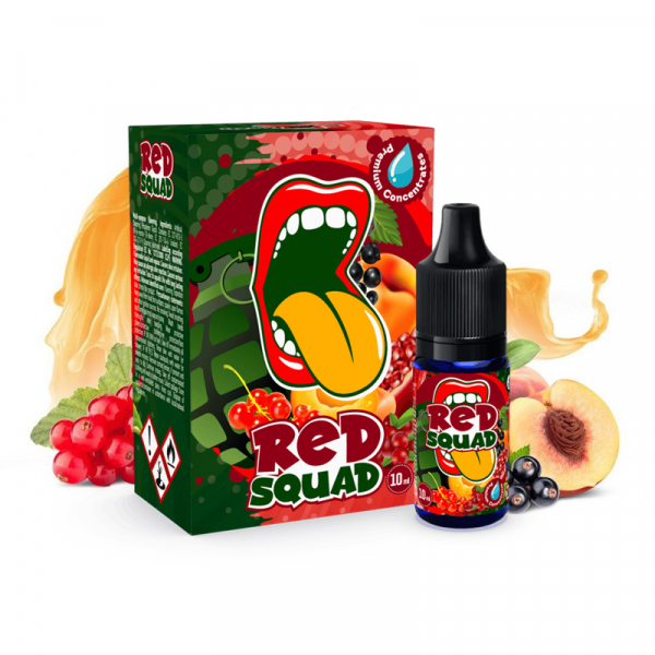 Příchuť Big Mouth Red Squad - Meruňka, brusinka, rybíz (10 ml)