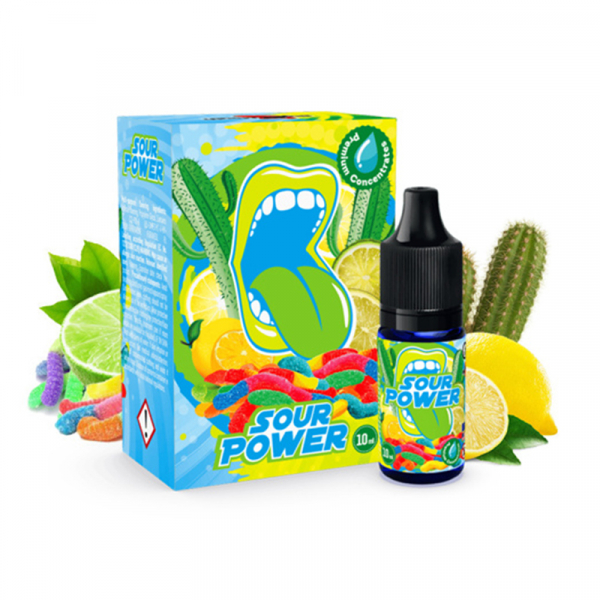 Příchuť Big Mouth Sour Power - Kyselé želé s citrusy a kaktusem (10 ml)
